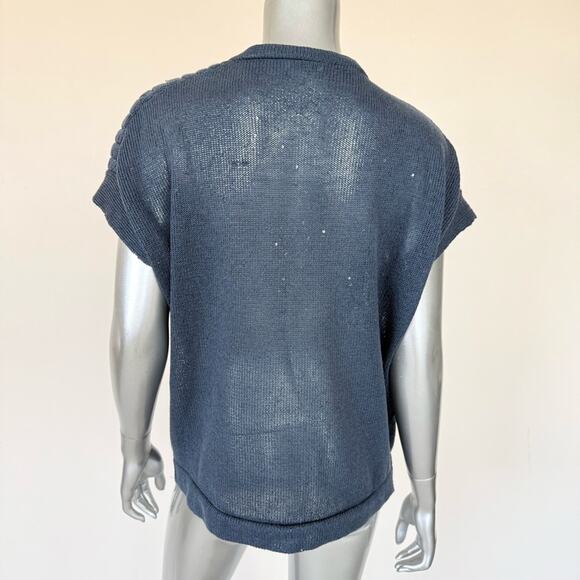 Brunello Cucinelli women zipper top size L Authentic - Picture 4 of 8